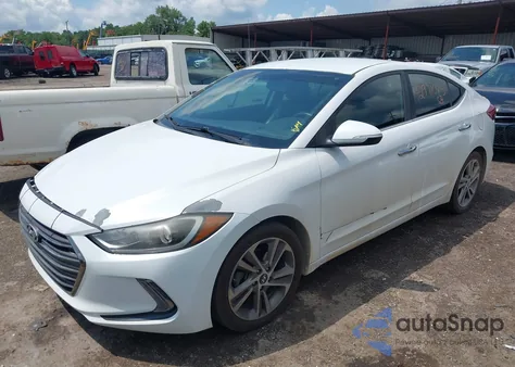 2017 Hyundai Elantra Limited z USA, uszkodzony, nr VIN 5NPD84LF1HH036652